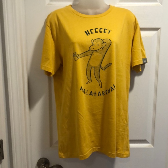 NWOT Moncat Souvenir Cotton Unisex Tee shirt Heeeey Macacarena! - Picture 2 of 10